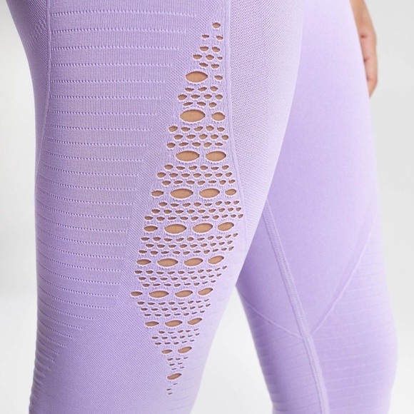 Gymshark Energy High Waisted Leggings Purple, XS - Picture 4 of 8